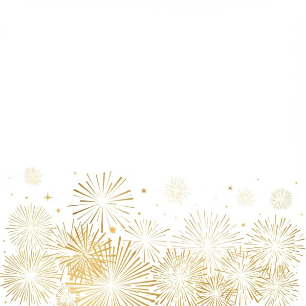 Photo a white background with a pattern of dandelions and snowflakes