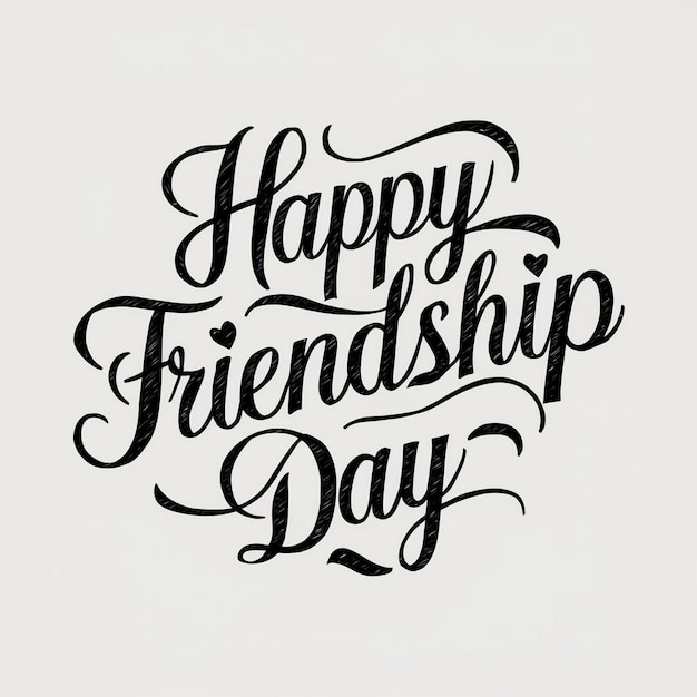 a white background with a quote that says happy friendship day