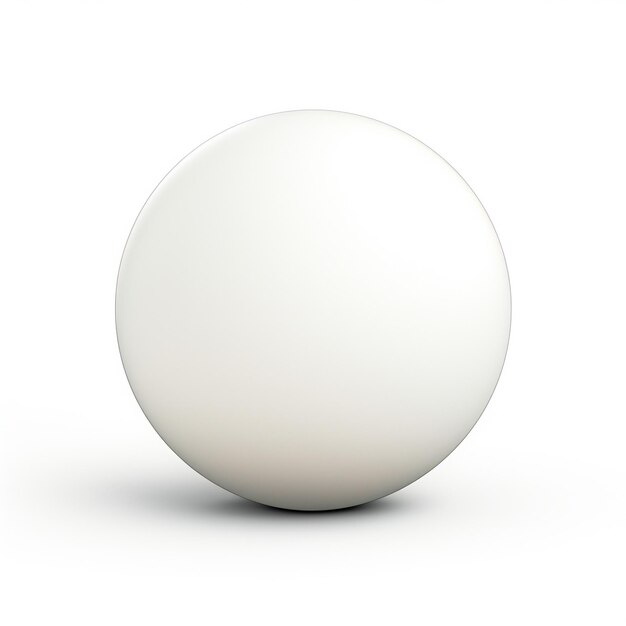 a white ball with a white circle on it