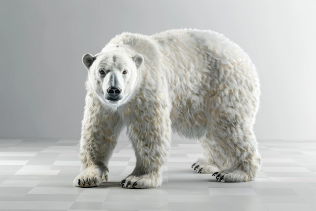 White Bear Isolated In Transparent Background