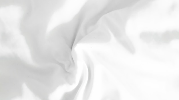 white bedsheet fabric background copy space