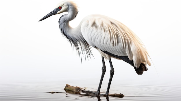 White bird animal AI generated image