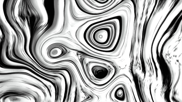 White and black abstract liquid background