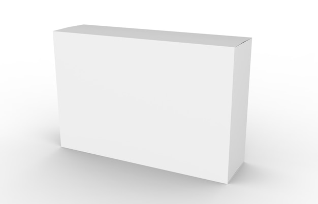 White Blank Product Package Box