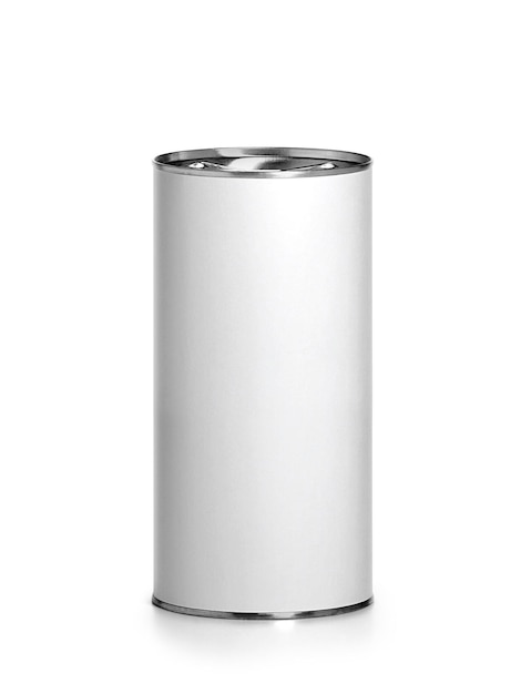 White Blank Tincan Metal Tin Can Canned Food Ready For Your Design