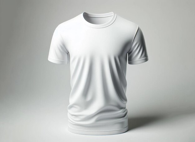 a white Blanks t shirt high quality mockup image