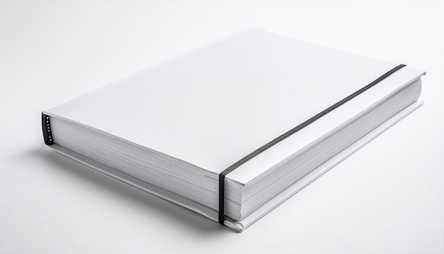 white book cover mockup