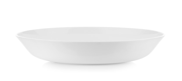 White bowl isolated on white background