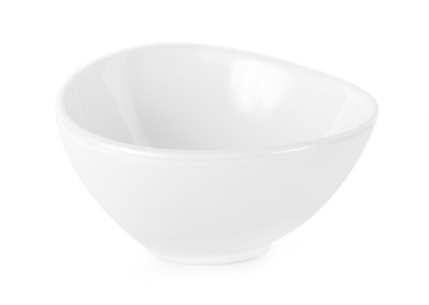 white bowl isolated on white background