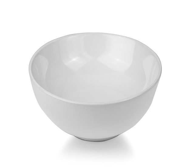 White bowl on white 