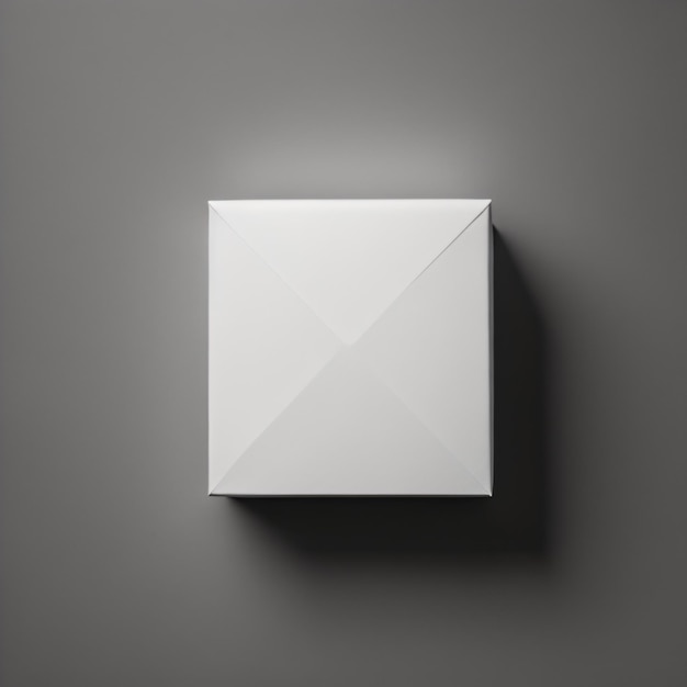 Photo a white box on a gray wall that says " x " on the bottom.