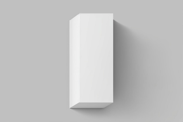 A white box on a gray wall.