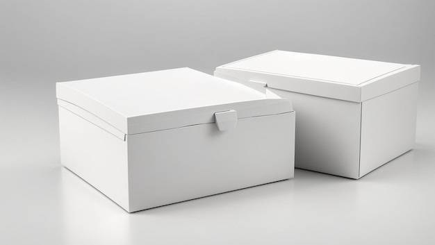 white box and mockup boxes