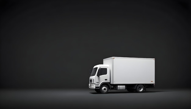 a white box truck with the word quot cab quot on the side