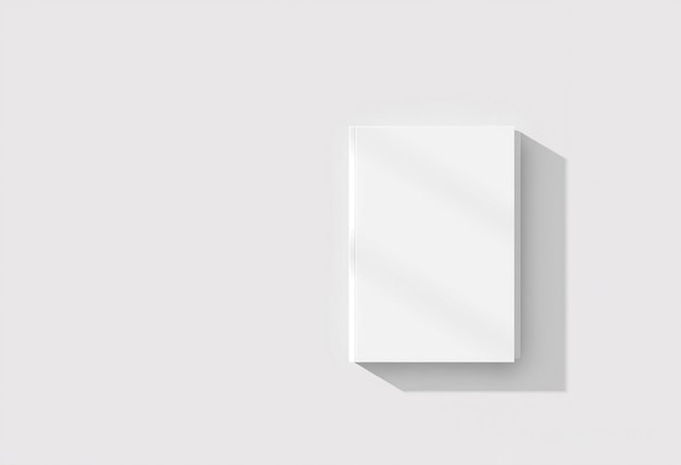 a white box with a square shape on it