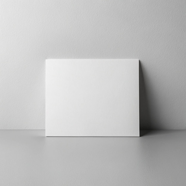 Photo a white box with a white box on the bottom