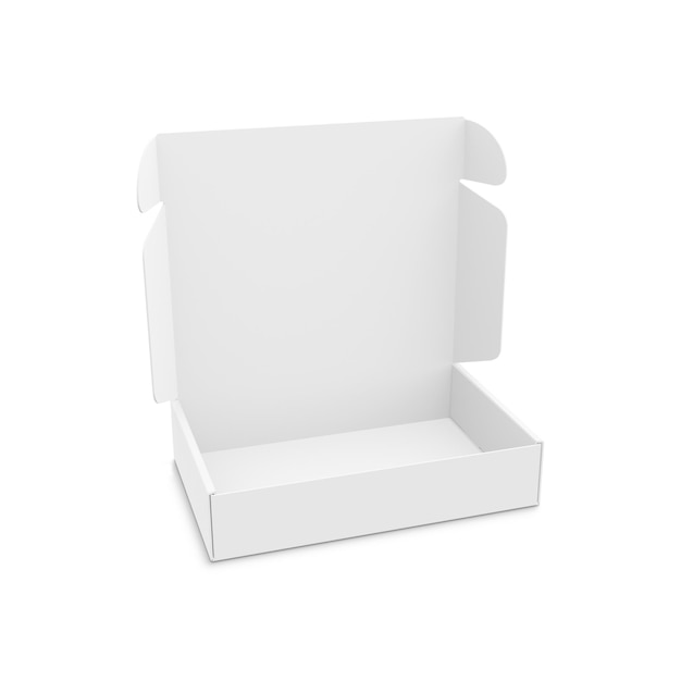 A white box with a white lid that says " open ".