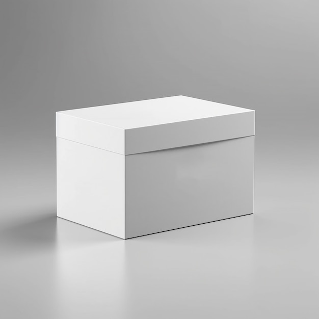 A white box with the word on it on the bottom