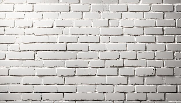 White brick wall background in rural roo