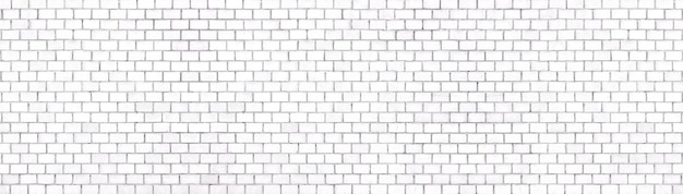 White brick wall background texture of stone blocks light, panorama