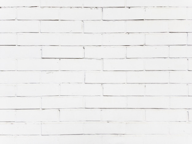 Photo white brick wall background