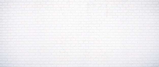 White brick wall may used as background