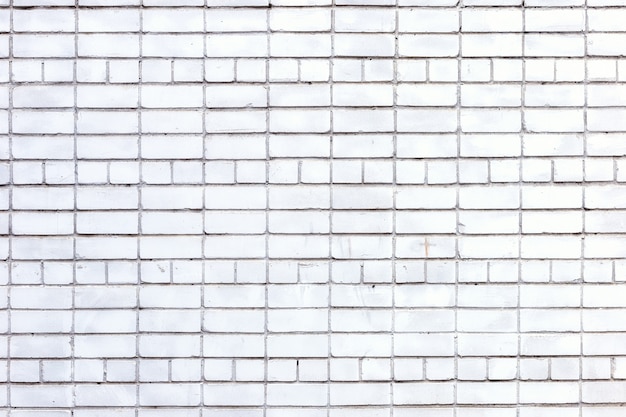 White brick wall, rustic texture