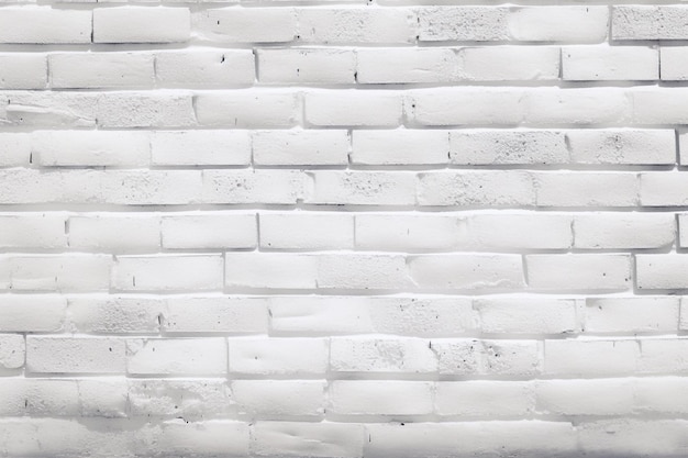 White Brick Wall Texture Ai generative