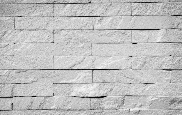 White brick wall texture background.