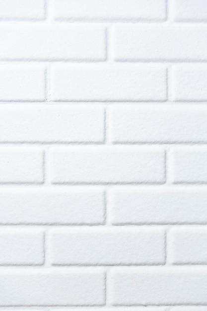 White brick wall. Texture of brick with white filling