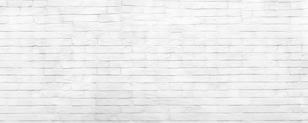 Photo white brick wall texture versatile backdrop for home and office environments