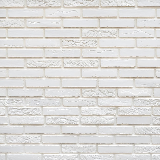 white brick wall with a brick pattern