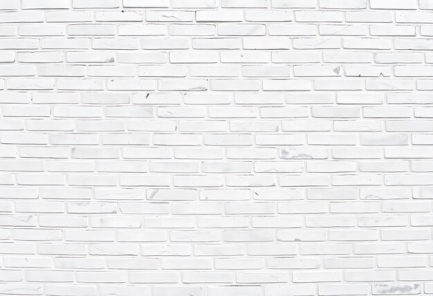 Photo a white brick wall with a few small holes in it