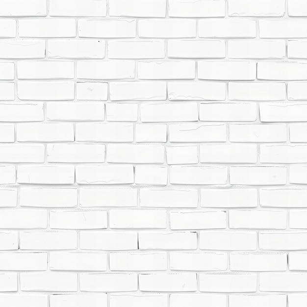 white brick wall with a white brick background