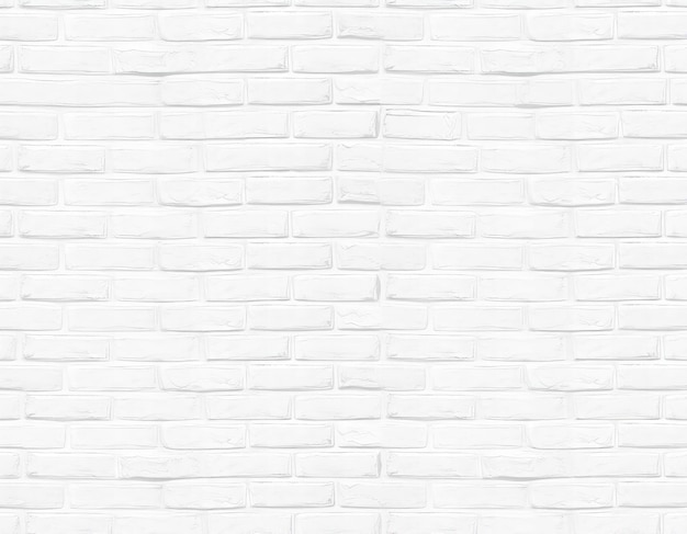 Photo a white brick wall with a white brick wall