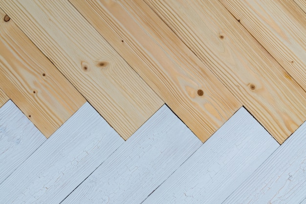 White and brown wood texture with natural striped pattern background