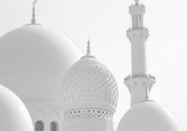 Photo a white building with a white dome and a white dome