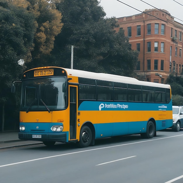 Photo a white bus with the number g67 on the front