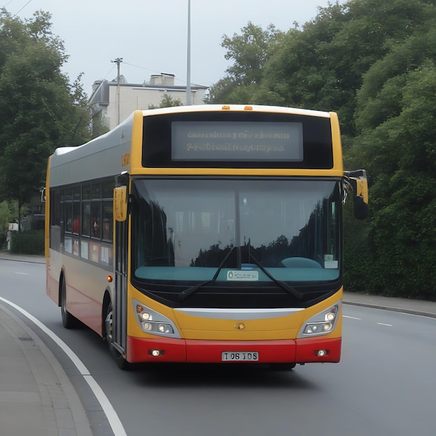 a white bus with the number g67 on the front