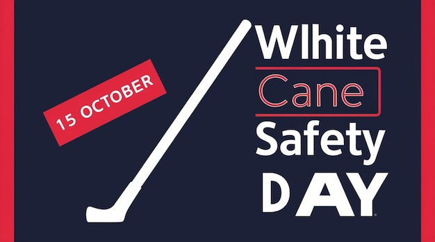 Photo white cane safety day held on 15 october