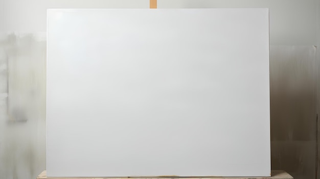 Photo white canvas with white background