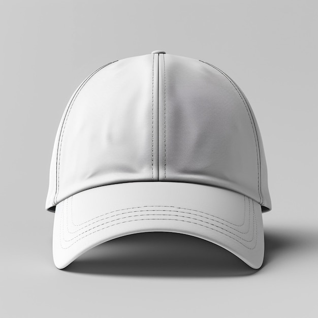 a white cap with a white band that says quot the cap quot