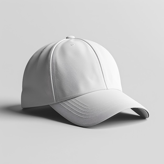 a white cap with a white band that says quot the cap quot