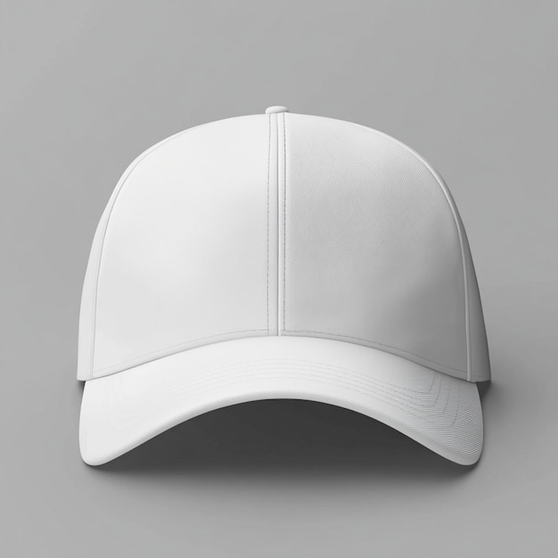 Photo a white cap with a white band that says  the cap