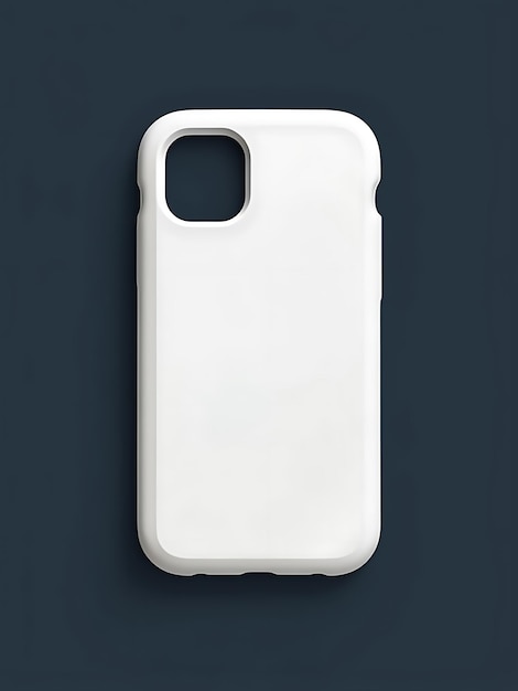 a white case with a back cover that says quot a phone quot on it