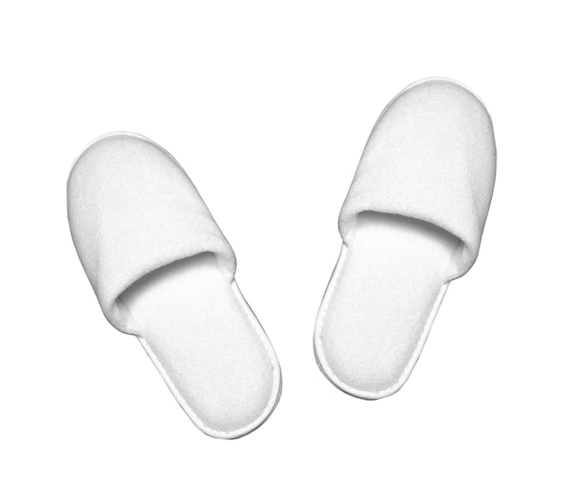 White casual home slippers