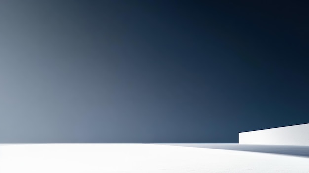 a white chair with a black background and a dark background