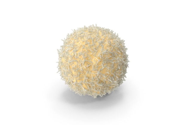 White Chocolate Ball with Coconut