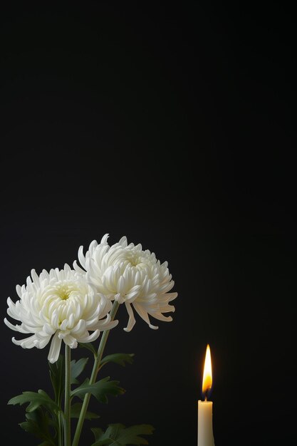 white chrysanthemum