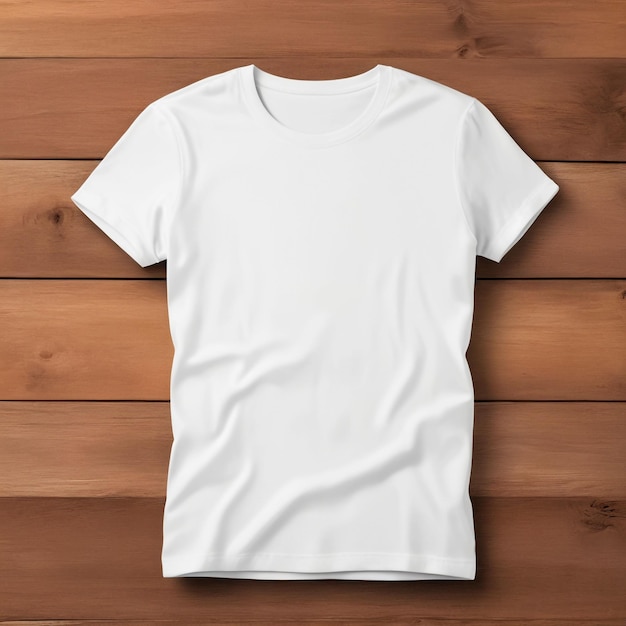 White Clean tee mockup